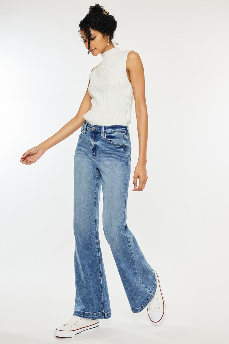 KANCAN WIDE LEG HIGH RISE FLARE