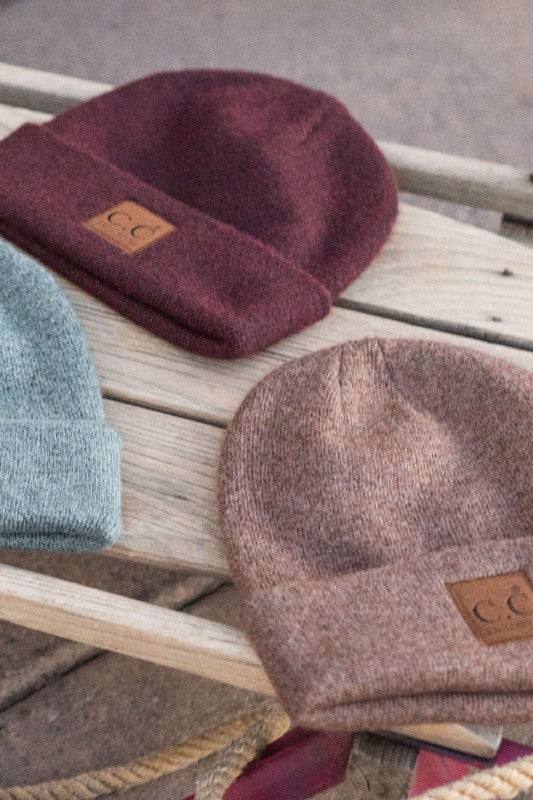 CC Basic Heather Knit Beanie