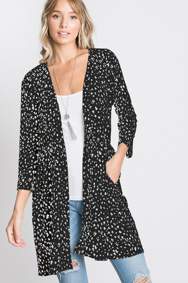 Cheetah Print Cardigan