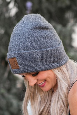 CC Basic Heather Knit Beanie