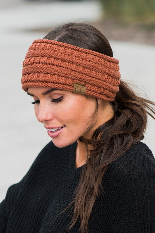 CC Ponytail Fleece Lined Head Band