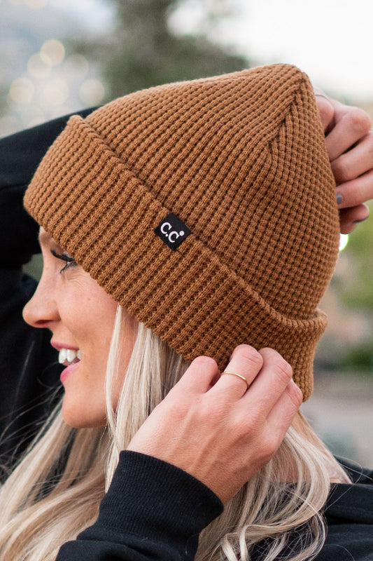 CC Beanie Waffle Knit