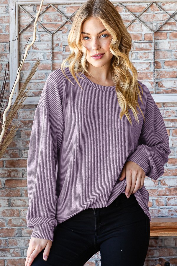 Urban Ribbed Long Sleeve Pullover