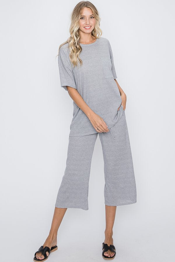 Urban Ribbed Crop Pant