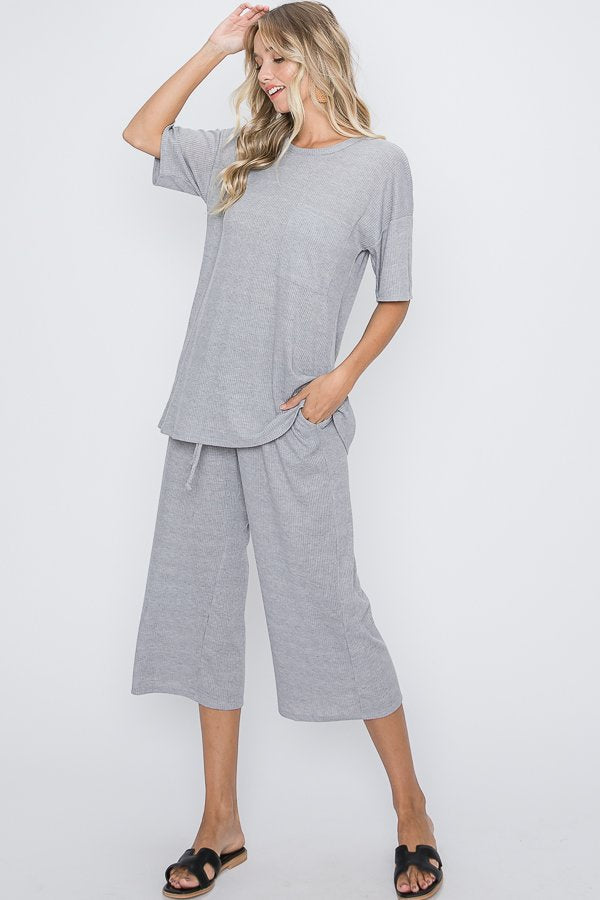 Urban Ribbed Crop Pant