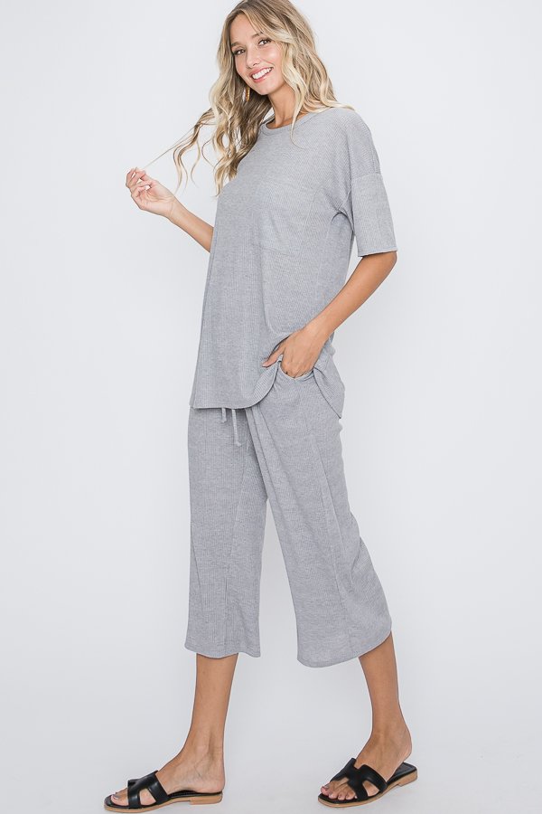 Urban Ribbed Crop Pant