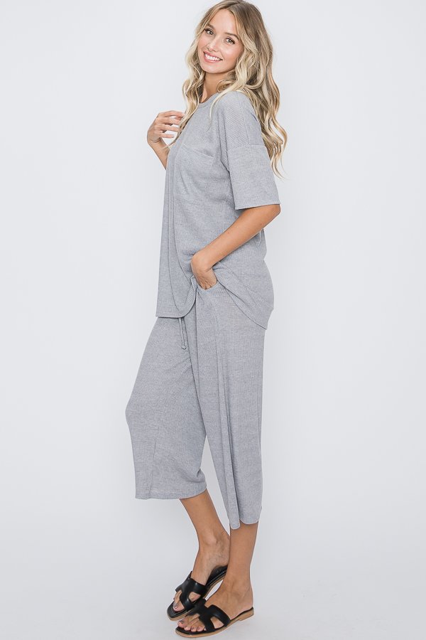 Urban Ribbed Crop Pant