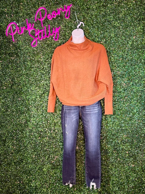 Slouch Neck Dolman Sweater