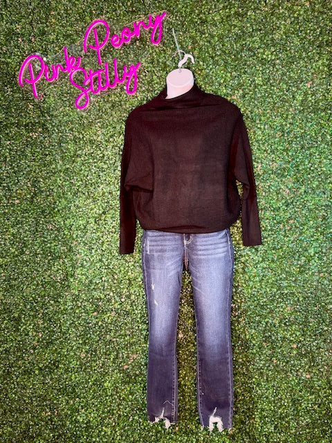 Slouch Neck Dolman Sweater