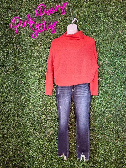 Slouch Neck Dolman Sweater