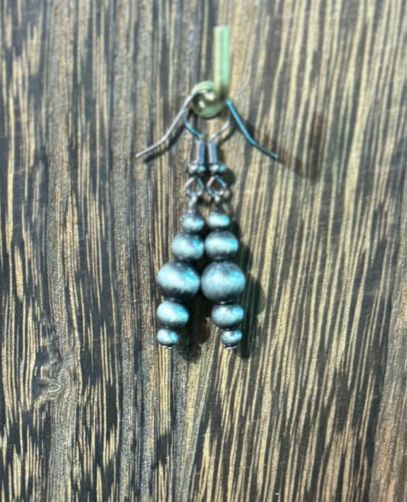 Drop Navajo Pear Earrings