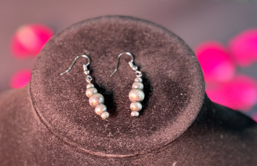 Drop Navajo Pear Earrings