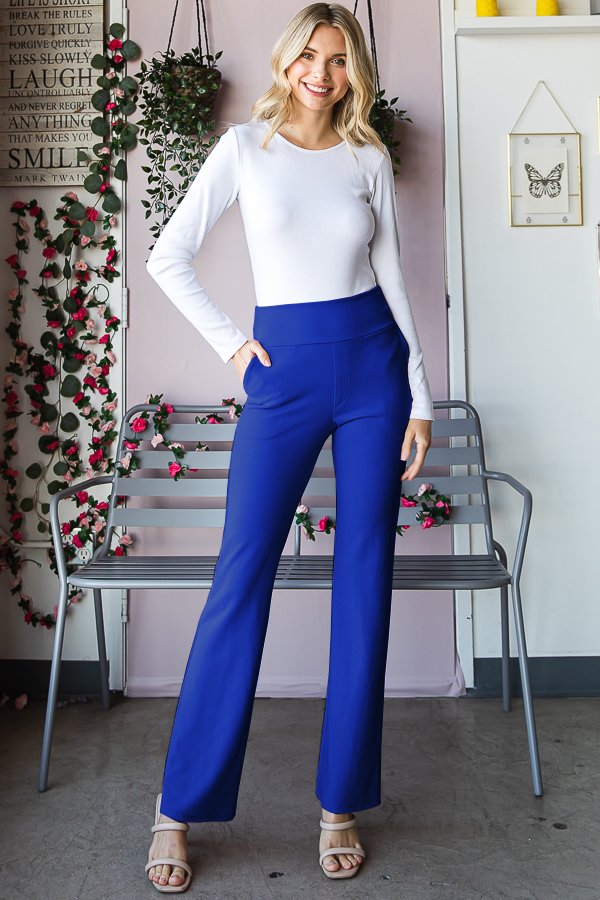 Flare Pants - Royal Blue