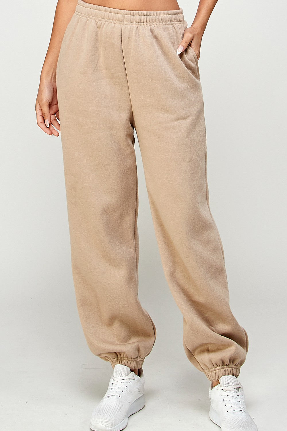 Soft Joggers Lounge Fleece Sweatpants w/Pockets