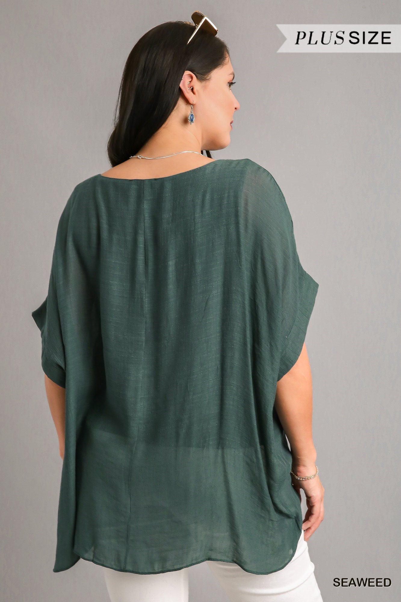 UMGEE High Low Top with Dolman Sleeve