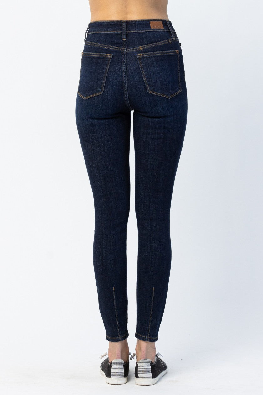 Judy Blue High Waist Navy w Back Seam Skinny