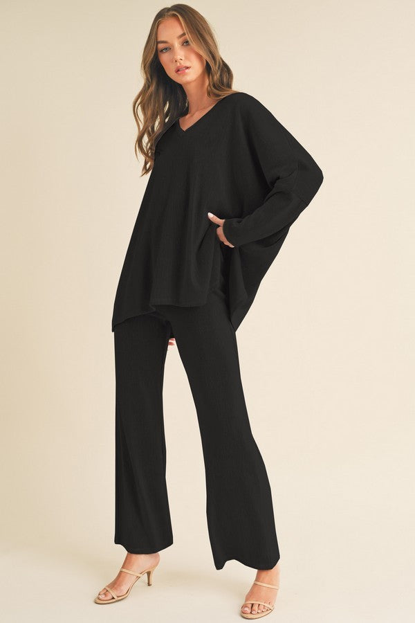 Wide Leg Knit Pant