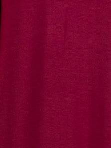 Basic Top Solid Fabric Butter Soft - Burgundy Red