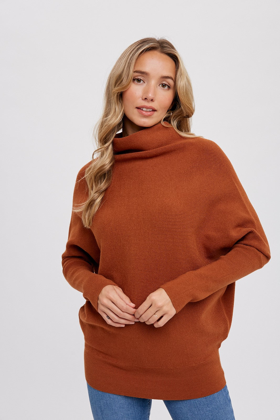 Slouch Neck Dolman Sweater