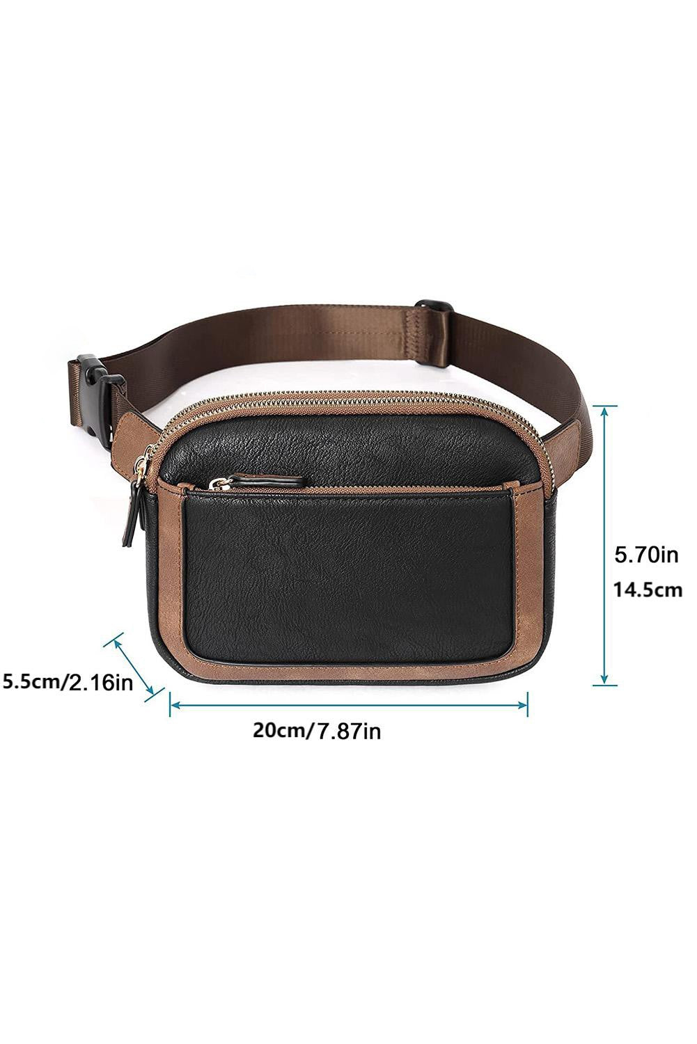 Leather Crossbody Bag Mini Adjustable Strap