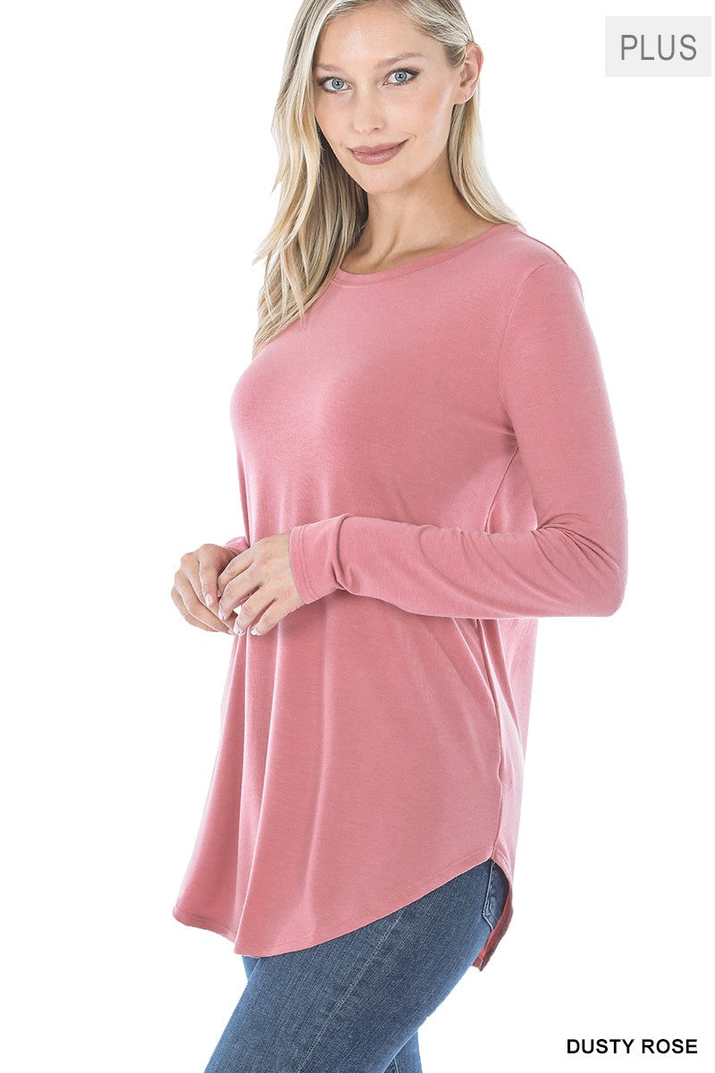 Long Sleeve Round Neck Top