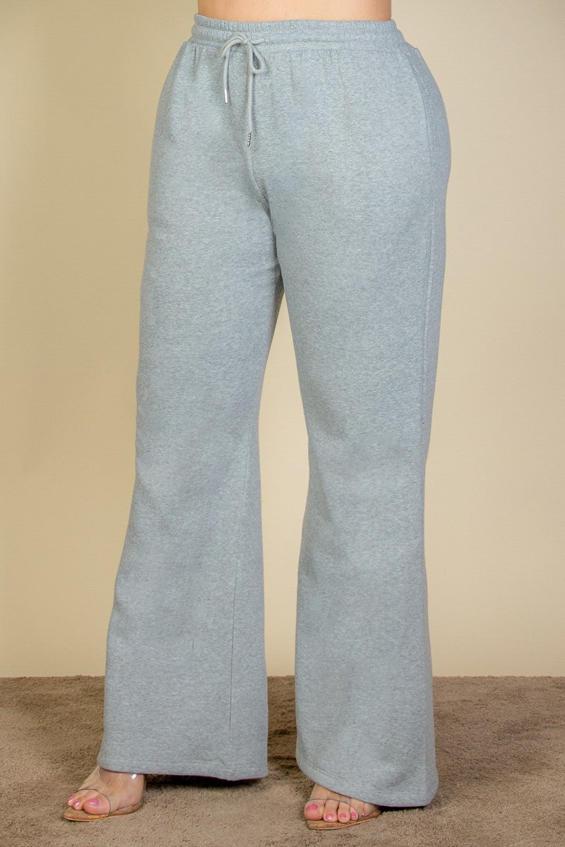 Womens Bootcut Sweatpants W/Drawstring and pockets