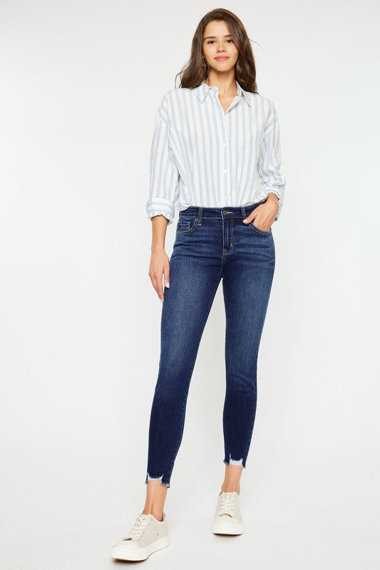 KANKAN - Mid Rise Ankle Skinny Jean