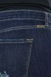 High Rise Dark Wash Fold Hem Shorts - Kancan