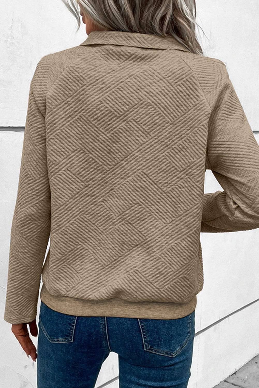 Kangaroo Pocket Sweatshirt - Khaki